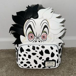 Loungefly Disney Cruella de Vil Cosplay Mini Backpack New